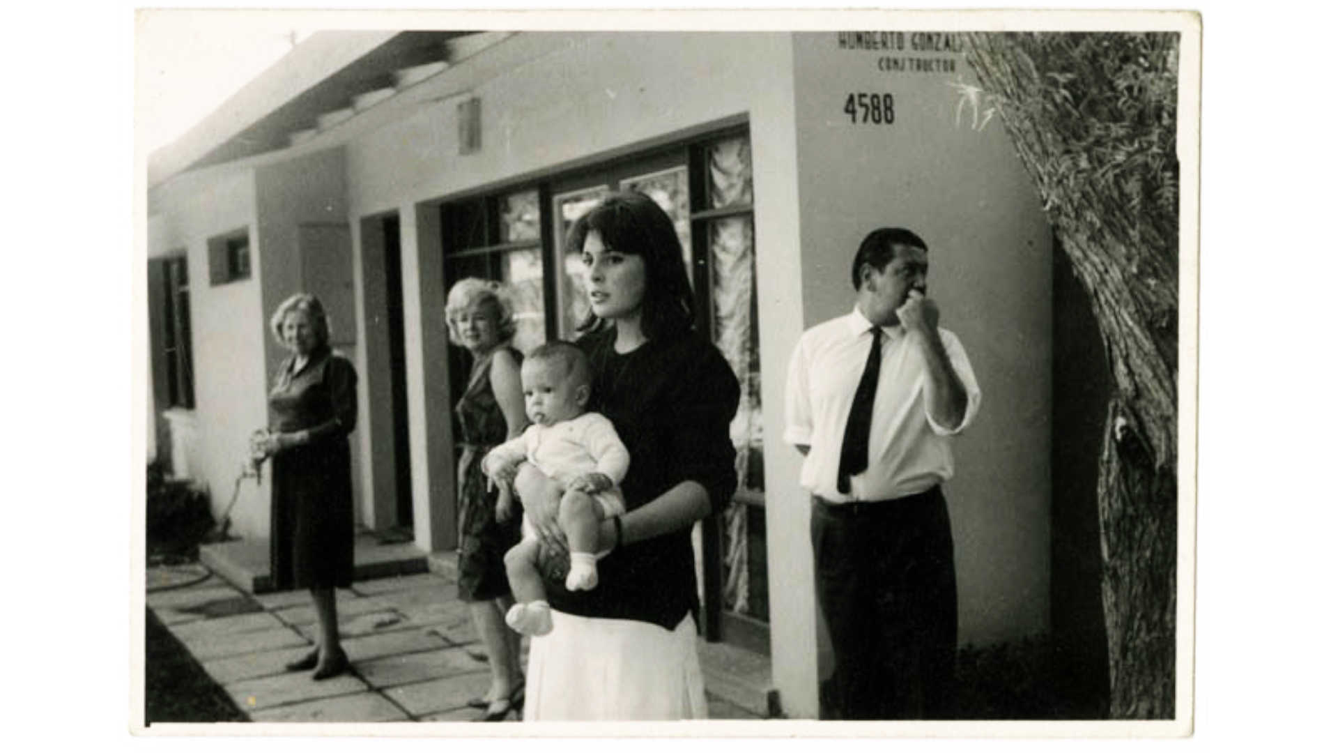 Silvia Piñeiro y familia