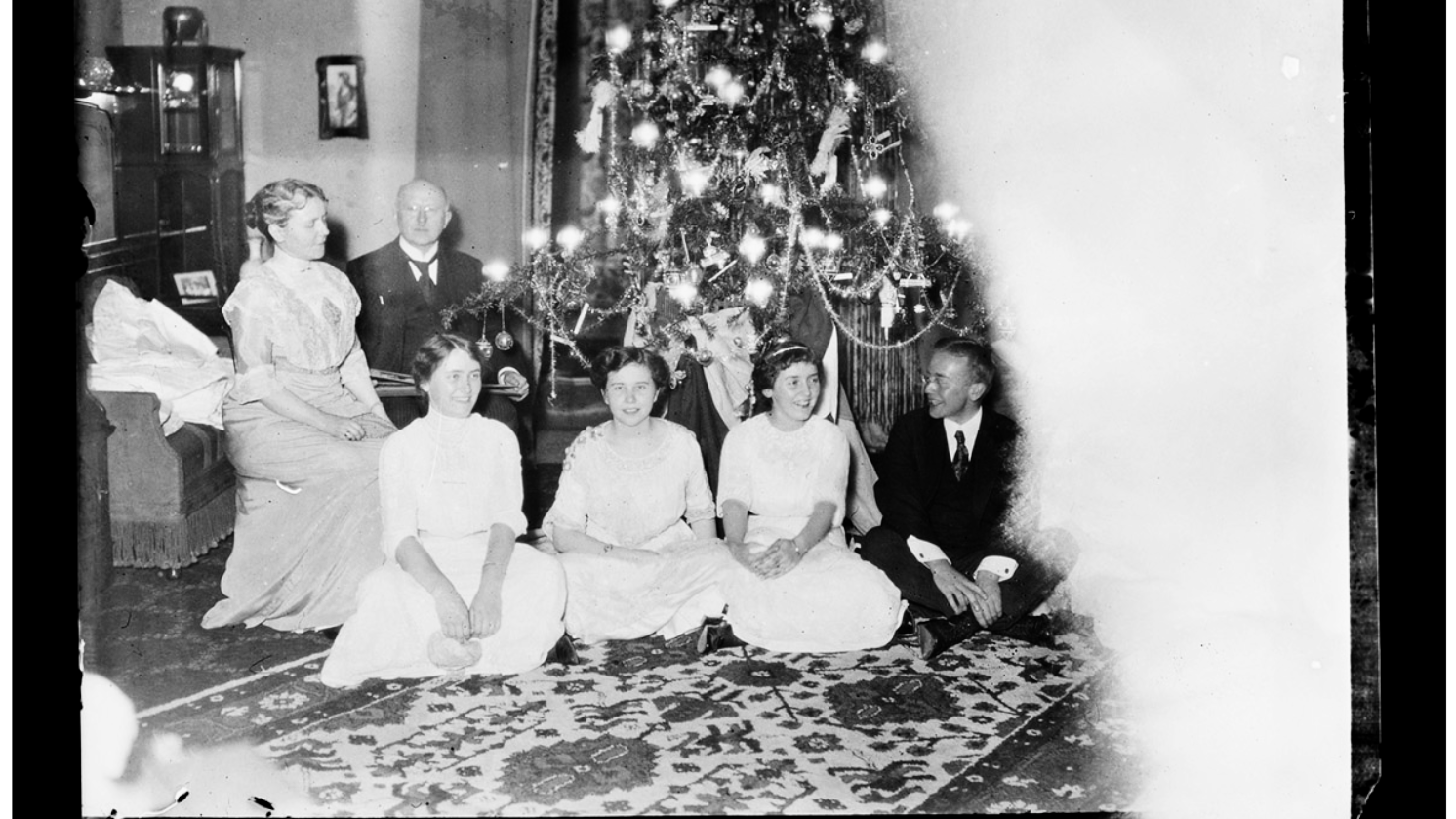 Familia en Navidad