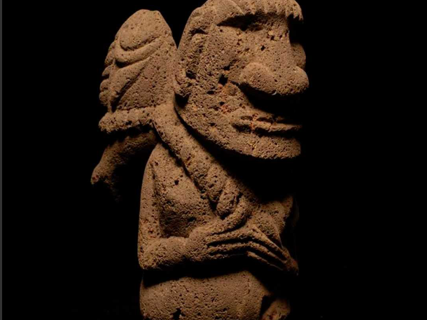 Moai de piedra de Rapa Nui
