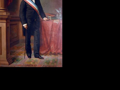 Retrato del presidente Domingo Santa María González