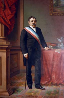 Retrato del presidente Domingo Santa María González
