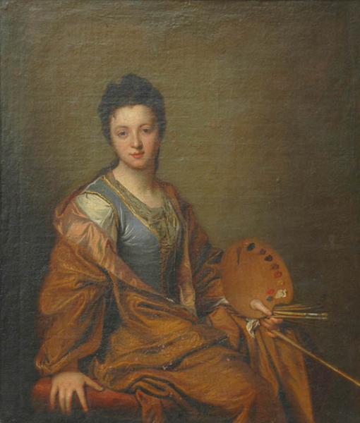 Retrato de la artista